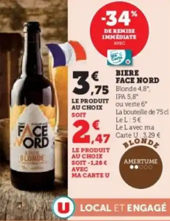 Hyper U Biere face nord offre