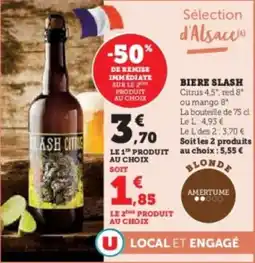 Hyper U Biere slash offre