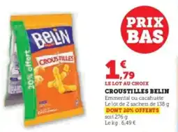Hyper U Croustilles belin offre