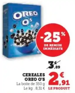 Hyper U Cereales oreo o's offre