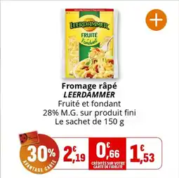 Coccinelle Express LEERDAMMER Fromage râpé offre