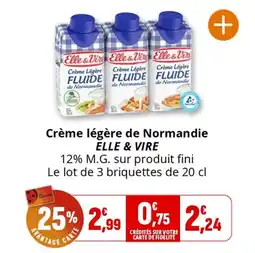 Coccinelle Express ELLE & VIRE Crème légère de Normandie offre