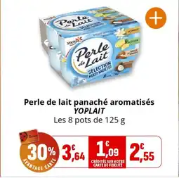 Coccinelle Express YOPLAIT Perle de lait panaché aromatisés offre