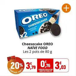 Coccinelle Express OREO Cheesecake naïve food offre