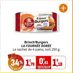 Coccinelle Express LA FOURNÉE DORÉE Brioch'Burgers offre