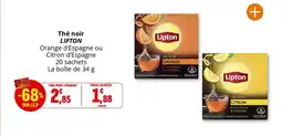Coccinelle Express LIPTON Thé noir offre