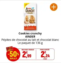 Coccinelle Express KINDER Cookies crunchy offre