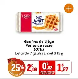 Coccinelle Express LOTUS Gaufres de Liège Perles de sucre offre