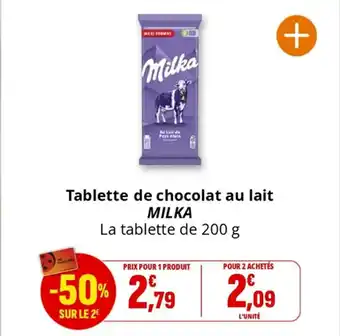 Coccinelle Express MILKA Tablette de chocolat au lait offre