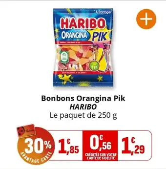 Coccinelle Express HARIBO Bonbons Orangina Pik offre