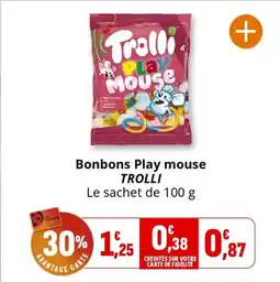 Coccinelle Express TROLLI Bonbons Play mouse offre