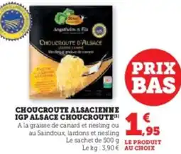 Hyper U Choucroute alsacienne igp alsace choucroute offre