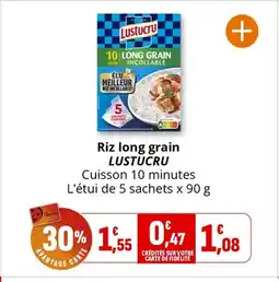 Coccinelle Express LUSTUCRU Riz long grain offre