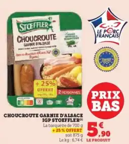 Hyper U Choucroute garnie d'alsace igp stoeffler offre