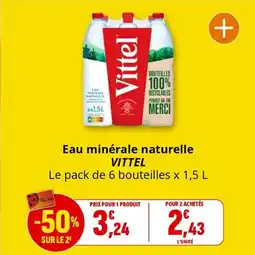 Coccinelle Express VITTEL Eau minérale naturelle offre