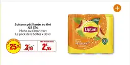 Coccinelle Express ICE TEA Boisson pétillante au thé offre