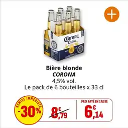 Coccinelle Express CORONA Bière blonde offre