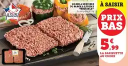 Hyper U Chair a saucisse ou farce a legume veritable offre