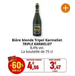 Coccinelle Express TRIPLE KARMELIET Bière blonde Tripel Karmeliet offre