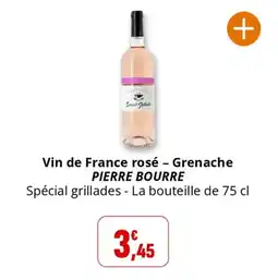 Coccinelle Express PIERRE BOURRE Vin de France rosé - Grenache offre