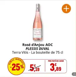 Coccinelle Express PLESSIS DUVAL Rosé d'Anjou AOC offre