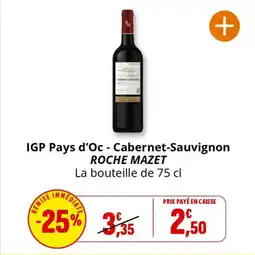 Coccinelle Express ROCHE MAZET IGP Pays d'Oc - Cabernet-Sauvignon offre