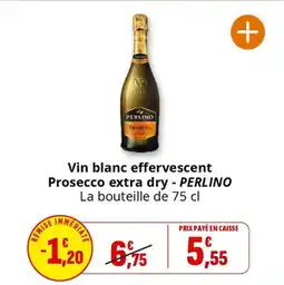 Coccinelle Express PERLINO Vin blanc effervescent Prosecco extra dry offre