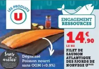 Hyper U Filet de saumon atlantique des fjords de norvege u offre