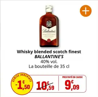 Coccinelle Express BALLANTINE'S Whisky blended scotch finest offre