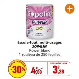 Coccinelle Express SOPALIN Essuie-tout multi-usages offre