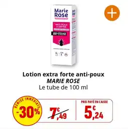 Coccinelle Express MARIE ROSE Lotion extra forte anti-poux offre