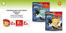 Coccinelle Express FELIX Friandises pour chat adulte Party mix offre