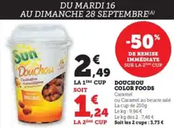 Hyper U Douchou color foods offre