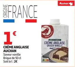 Auchan AUCHAN Crème anglaise offre