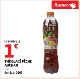 Auchan AUCHAN Thé glacé pêche offre