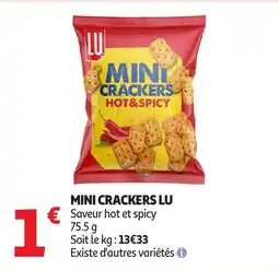 Auchan LU Mini crackers offre
