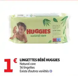 Auchan HUGGIES Lingettes bébé offre