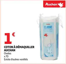 Auchan AUCHAN Coton à démaquiller offre
