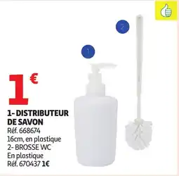 Auchan 1-distributeur de savon offre
