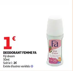 Auchan FA Deodorant femme offre