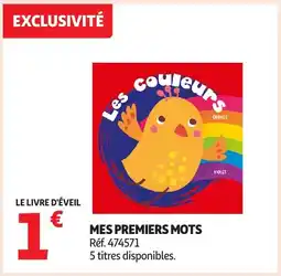 Auchan Mes premiers mots offre