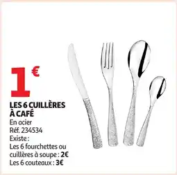 Auchan Les 6 cuillères à café offre