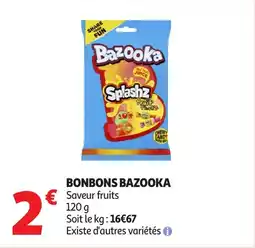 Auchan BAZOOKA Bonbons offre