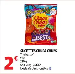 Auchan CHUPA CHUPS Sucettes offre
