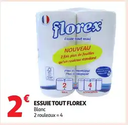 Auchan FLOREX Essuie tout offre
