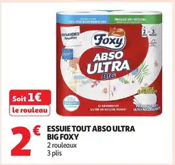 Auchan FOXY Essuie tout abso ultra big offre