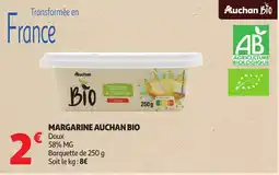 Auchan AUCHAN BIO Margarine offre