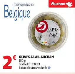Auchan AUCHAN Olives à l'ail offre