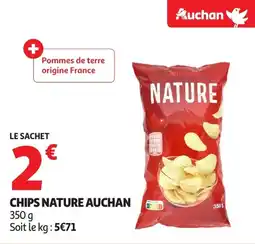 Auchan AUCHAN Chips nature offre