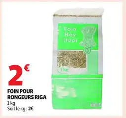 Auchan RIGA Foin pour rongeurs offre